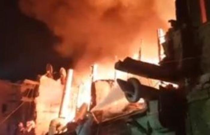 #اليوم السابع - #حوادث - السيطرة على حريق محلات الدرب الأحمر دون إصابات