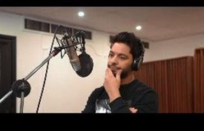 #اليوم السابع - #فن - أحمد جمال يشارك جمهوره بفيديو لكواليس تسجيل أغنية "إحنا مش بتوع حداد"