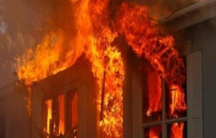 الوفد -الحوادث - اندلاع حريق هائل بمنزل في أسوان موجز نيوز
