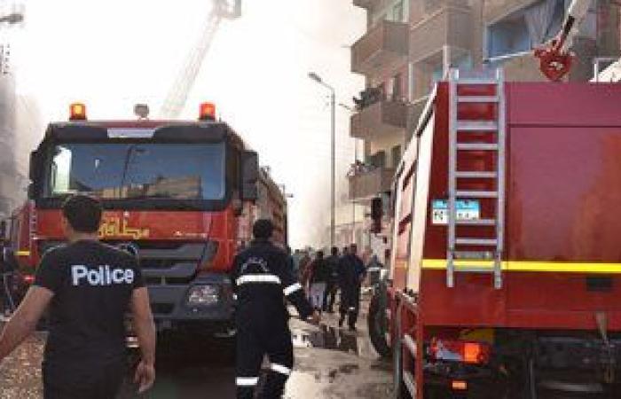 #اليوم السابع - #حوادث - الحماية المدنية تسيطر على حريق هائل اندلع فى مصنع لحليج الأقطان بالمحلة