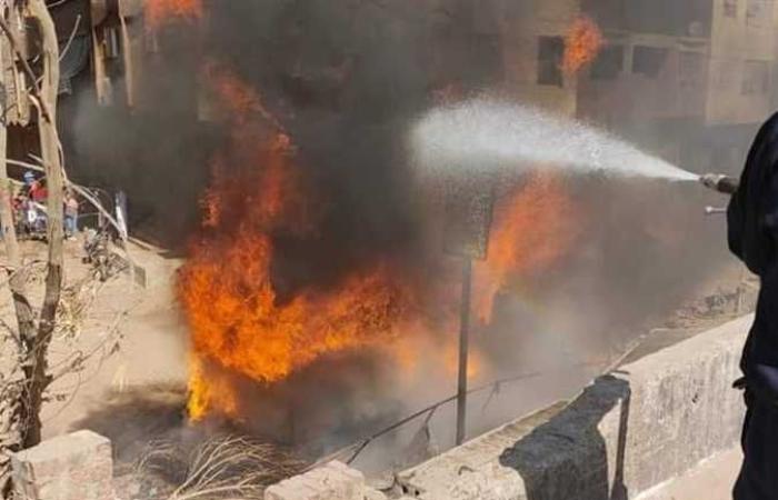 المصري اليوم - اخبار مصر- السيطرة على حريق بكابينة كهرباء بحرم الطريق الدائري بالخصوص موجز نيوز