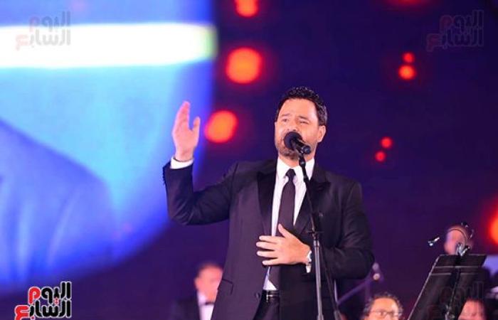 #اليوم السابع - #فن - عاصي الحلاني يبدأ حفل مهرجان الموسيقى العربية بأغنية "أرض الخير"