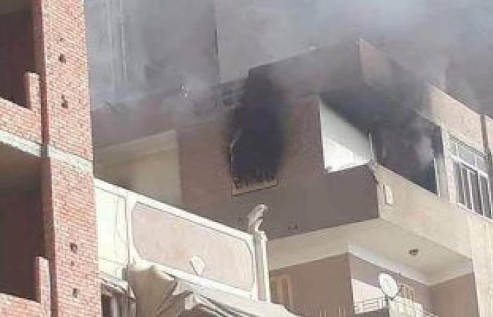 #اليوم السابع - #حوادث - نشوب حريق بعقار فى إحدى قرى الصف بالجيزة