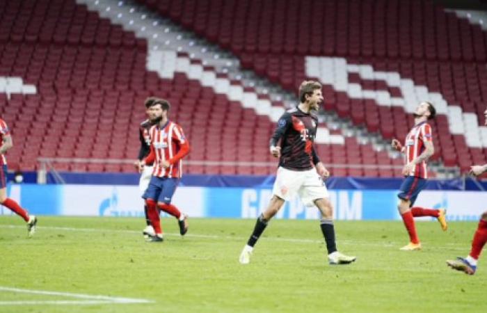 الوفد رياضة - توماس مولر يتعادل لبايرن ميونخ أمام أتلتيكو مدريد موجز نيوز