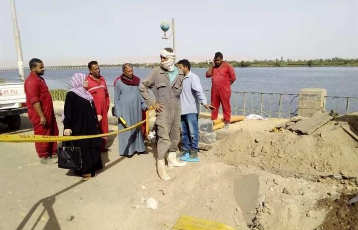 المصري اليوم - اخبار مصر- استمرار أعمال إصلاح تسريب خط الغاز الطبيعي الرئيسي في إسنا موجز نيوز
