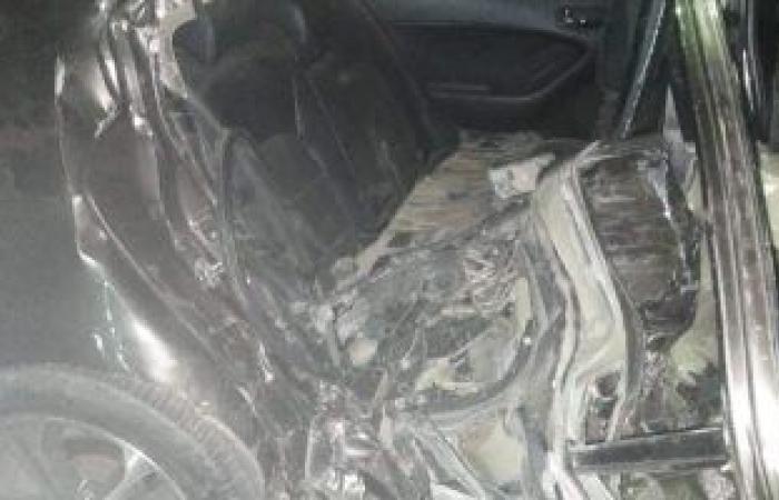 #اليوم السابع - #حوادث - إصابة شخصين فى حادث تصادم بين 3 سيارات أعلى دائرى الهرم