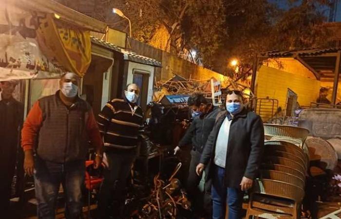 #المصري اليوم -#حوادث - غلق 5 مقاهي تقدم الشيشة ومخزن أدوية بدون ترخيص بشبرا الخيمة (صور) موجز نيوز