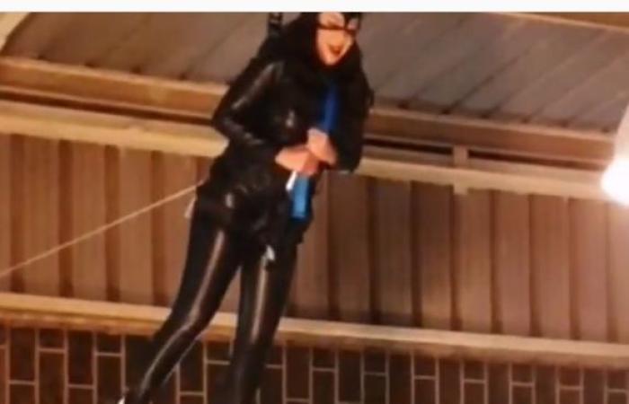#اليوم السابع - #فن - رانيا يوسف Cat women فى كواليس "اللعبة 2" بدون دوبلير.. فيديو وصور