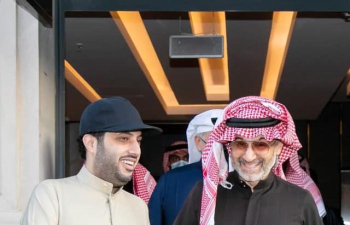 #اليوم السابع - #فن - تركى آل الشيخ والوليد بن طلال يشهدان افتتاح المقر الجديد لشركة روتانا بالرياض