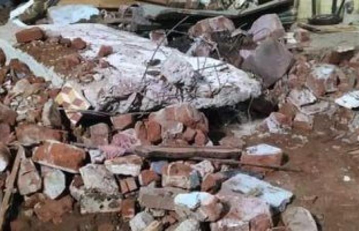 #اليوم السابع - #حوادث - انهيار جزئى بمنزل مأهول بالسكان في المراغة شمال سوهاج دون خسائر بشرية
