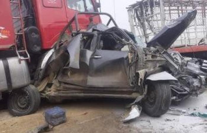 #اليوم السابع - #حوادث - إصابة 5 في حادث تصادم بين سيارتين بمركز سوهاج
