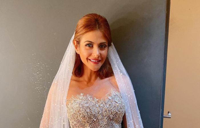 #اليوم السابع - #فن - هيدى كرم بفستان الزفاف مع أحمد زاهر من كواليس مسلسل لؤلؤ.. صور