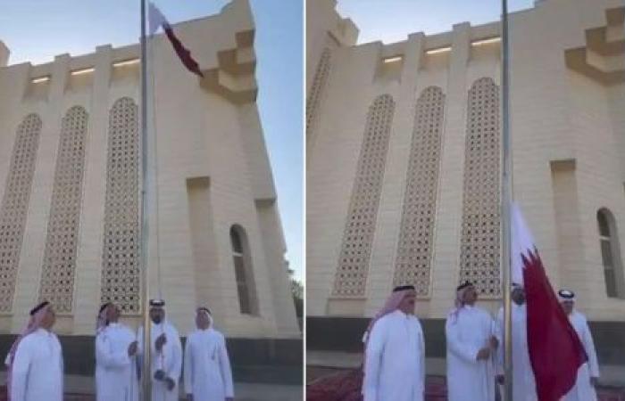 فيديو | ترجمة عملية للمصالحة.. العلم القطري يرفرف في الرياض