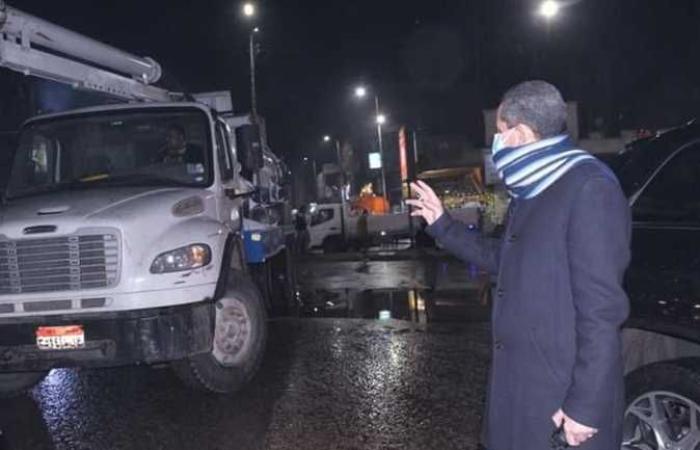 المصري اليوم - اخبار مصر- محافظ الغربية يتابع أعمال كسح مياه الأمطار في الشوارع ليلًا (صور) موجز نيوز