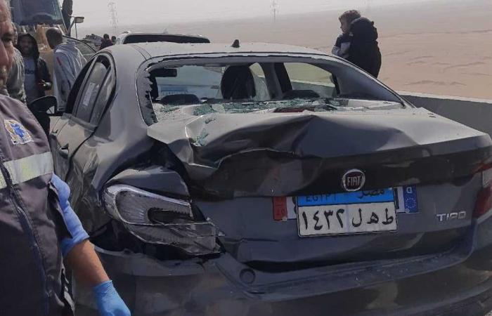 #المصري اليوم -#حوادث - مصرع سائق في حادث إنقلاب سيارة نقل بسوهاج موجز نيوز