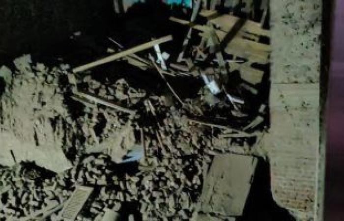 #اليوم السابع - #حوادث - انهيار منزل مكون من طابقين بأسيوط دون خسائر بشرية