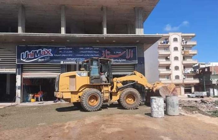 المصري اليوم - اخبار مصر- إزالة حالة تعدي على الطريق العام في بلطيم موجز نيوز