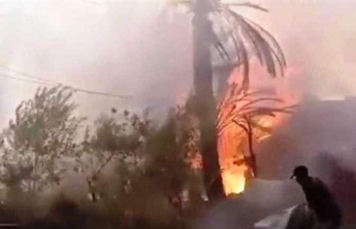 #المصري اليوم -#حوادث - السيطرة علي حريق في قرية رمانة بشمال سيناء (صور) موجز نيوز