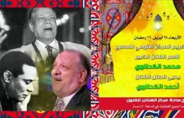 #اليوم السابع - #فن - المركز القومي للمسرح يكرم اسم الفنان الكبير الراحل محمد الكحلاوي