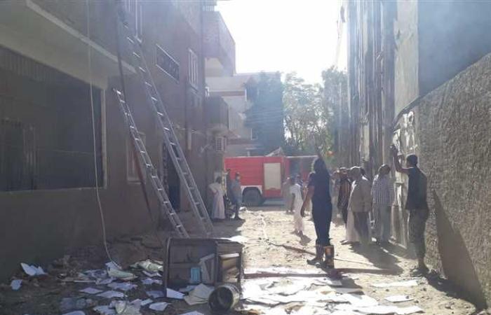 المصري اليوم - اخبار مصر- السيطرة على حريق شب في مخزن كاوتش بكوم أمبو في أسوان موجز نيوز