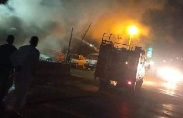 #اليوم السابع - #حوادث - الحماية المدنية بالقليوبية تسيطر على حريق بسيارة فى بنها