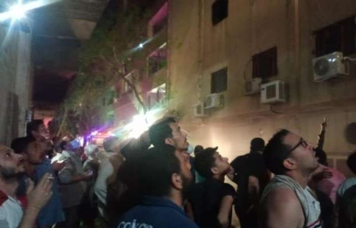 اخبار السياسه القصة الكاملة لحريق كنيسة مار مينا في العمرانية (صور وفيديو)