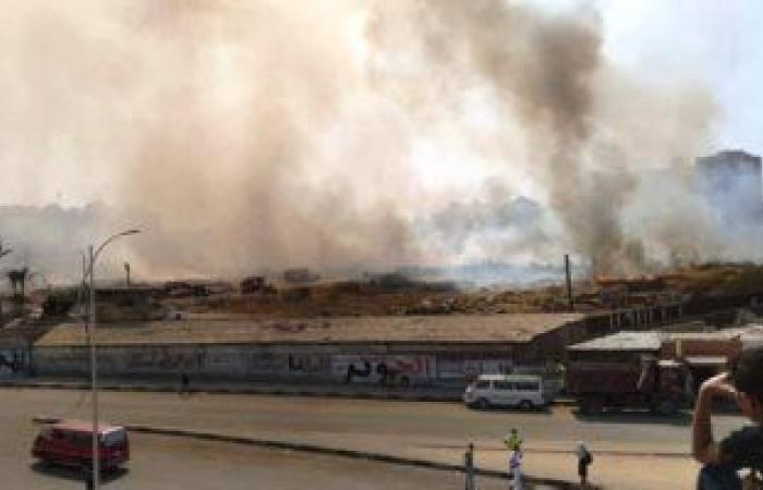 #اليوم السابع - #حوادث - اندلاع حريق فى أرض شركة النحاس بالإسكندرية.. صور