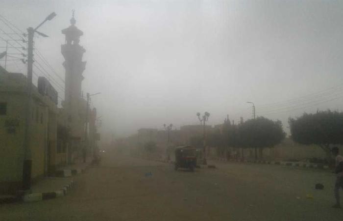 المصري اليوم - اخبار مصر- رياح رملية وأمطار تهب على مدن وقري المنيا موجز نيوز