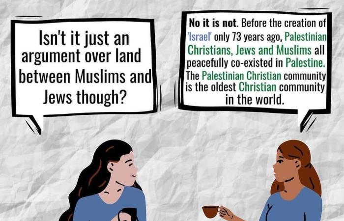 #اليوم السابع - #فن - بصور كاريكاتورية.. بيلا حديد تشرح للعالم نضال الشعب الفلسطينى منذ 73 عامًا