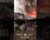 #بالفديو - حريق سوق المحطة في سيدي بشر موجز نيوز