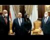 رئيس مجلس الشيوخ يستقبل وزير الخارجية ومايا مرسي