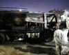 #اليوم السابع - #حوادث - السيطرة على حريق نشب بسيارة مواد بترولية بمركز الغنايم فى أسيوط