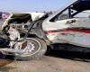 الوفد -الحوادث - مصرع 3 أشخاص وإصابة 4 آخرين فى حادث تصادم بالمنيا موجز نيوز