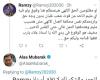 اخبار السياسه مشادة بين علاء مبارك وأحد متابعيه على «تويتر» بسبب ممتلكات والده