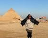 #اليوم السابع - #فن - ناعومى كامبل تزور الأهرامات وتروج للسياحة فى مصر بفيديو على إنستجرام