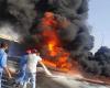 #المصري اليوم -#حوادث - السيطرة على حريق مستودع بترول بالسويس موجز نيوز