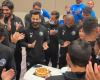 الوفد رياضة - بيراميدز يحتفل بعيد ميلاد عمرو مختار وأحمد سامي موجز نيوز