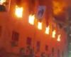 الوفد -الحوادث - السيطرة على حريق هائل اندلع في كنيسة مارمينا بالعمرانية موجز نيوز