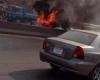 #اليوم السابع - #حوادث - السيطرة على حريق بسيارة بالمنوفية محملة بأسطوانين أكسجين